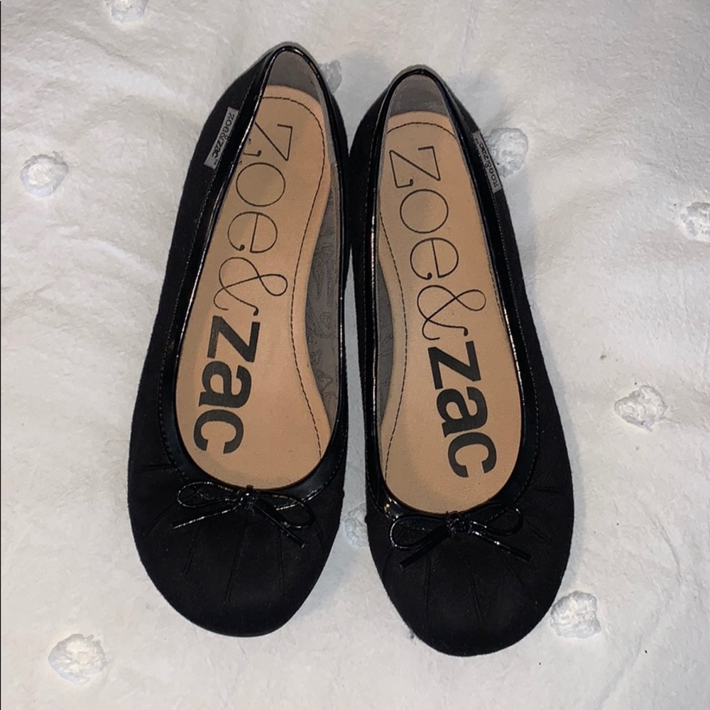Zac & Zoe Black Ballerina Shoes